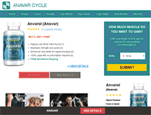 Tablet Screenshot of anavarcycle.com